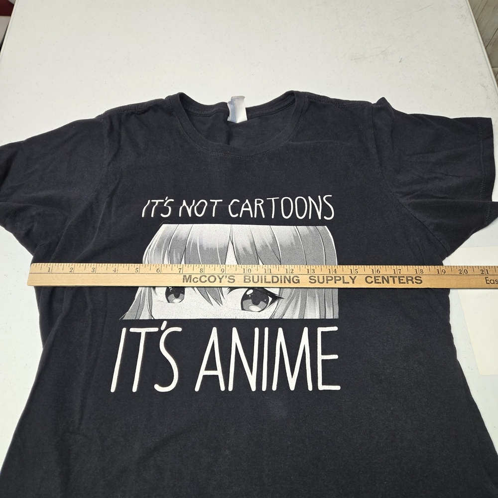 Black Anime Graphic T-Shirt - Picture 3 of 8